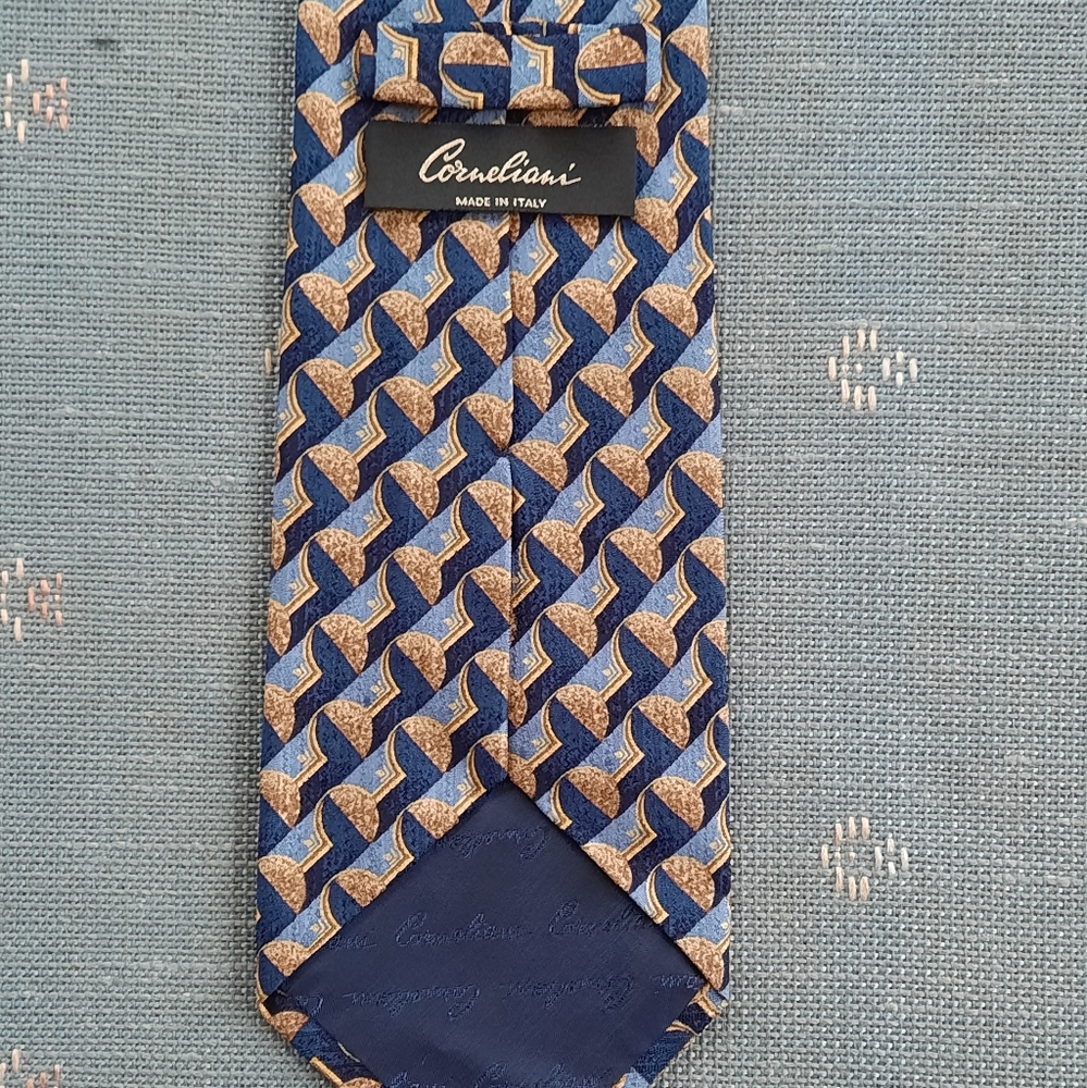 Corneliani Italian Mens Silk Luxury Tie